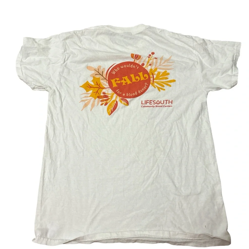 LifeSouth Community Blood Donor Shirt Size Medium - Picture 2 of 5